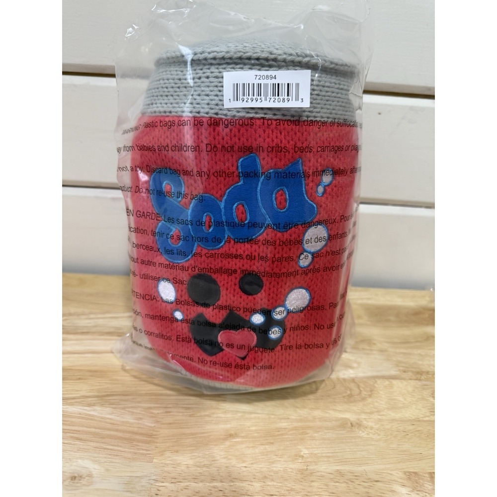 Ami Amis Jakks Pacific Wave 1 Jumbo 10" Fizzles Soda Can Plush - New w/ Tags